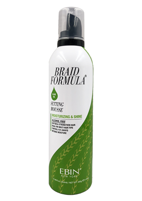 Ebin Braid Formula Setting Mousse Moisturizing & Shine (12.49 oz/354 ml) #261