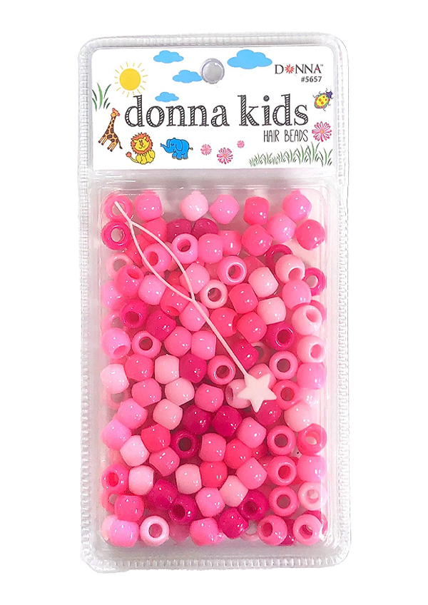 Donna Kids Medium LG PK Bead W/Beader #5657 Pink Mixed -pc