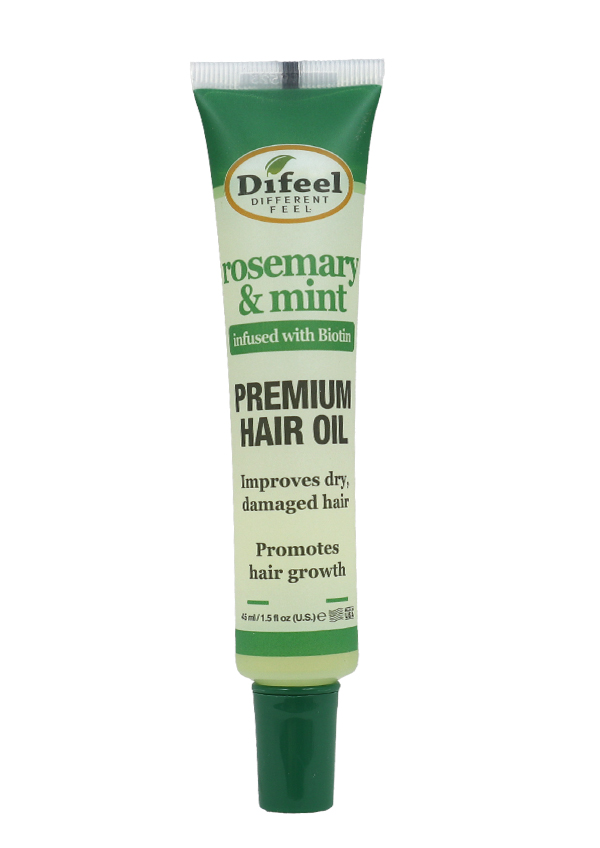 Difeel Rosemary & Mint Premium Hair Oil Tube (1.5 oz) #244