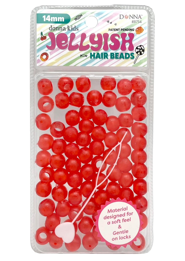 Donna Kids 14mm Jellyish Beads #8754GP Red -pc
