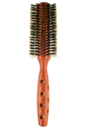 LIZ Boar Bristles Wooden Brush 0.9" #BR3249 -pc