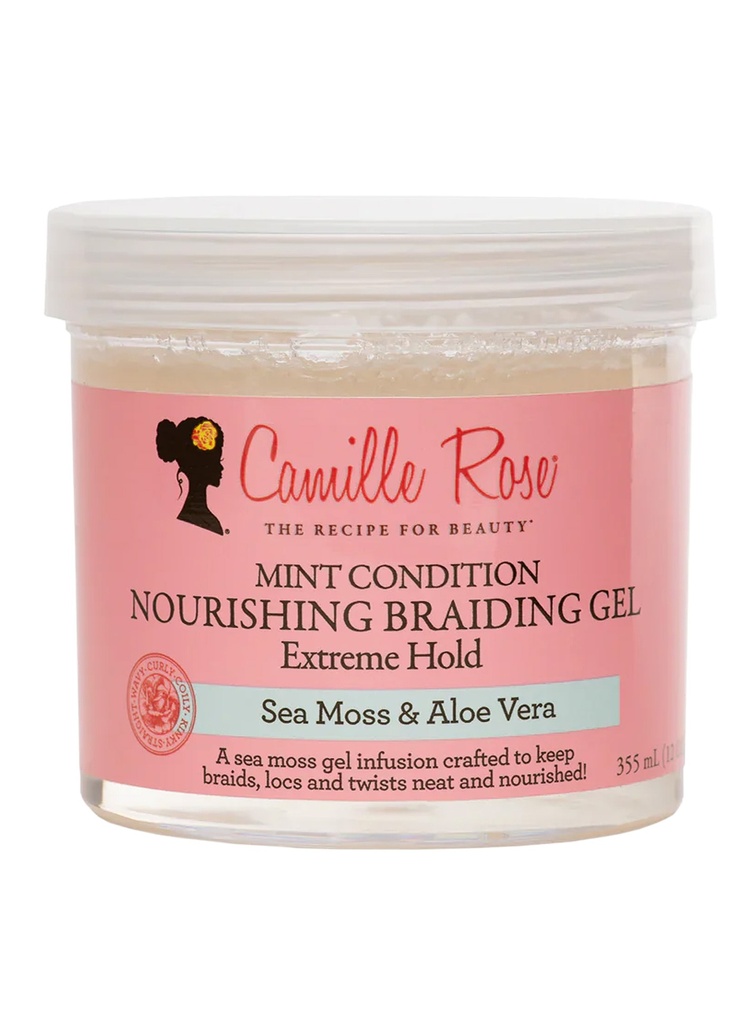 Camille Rose Mint Condition Braid Gel -SeaMoss & AloeVera (12 oz) #79