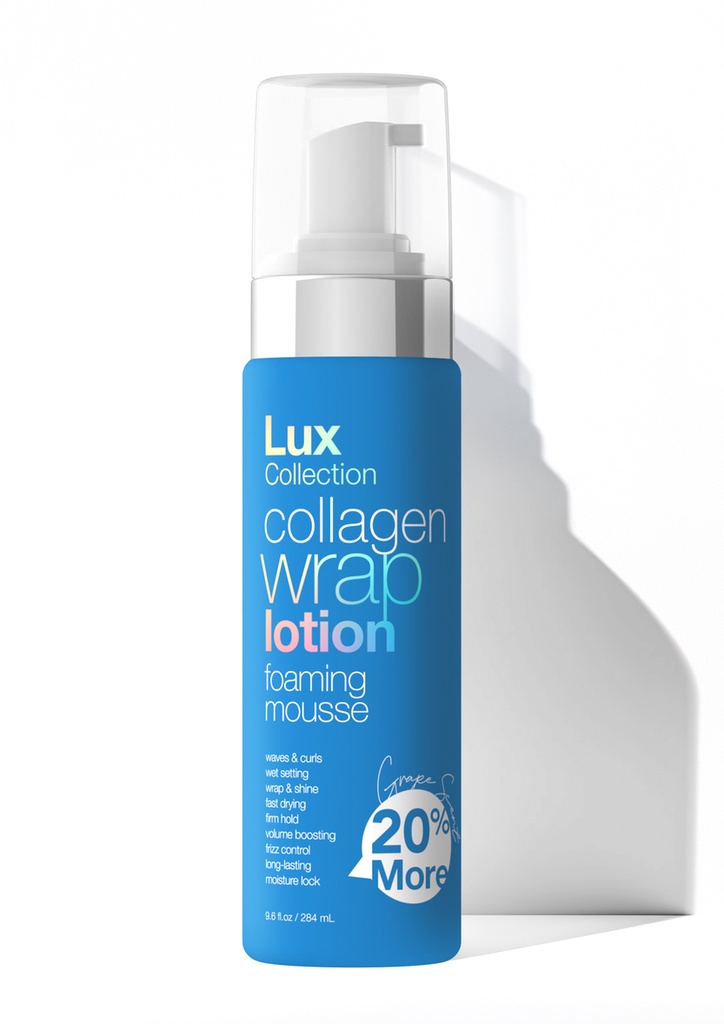 Lux Collection Collagen Wrap Lotion Foaming Mousse (9.6 oz) #126