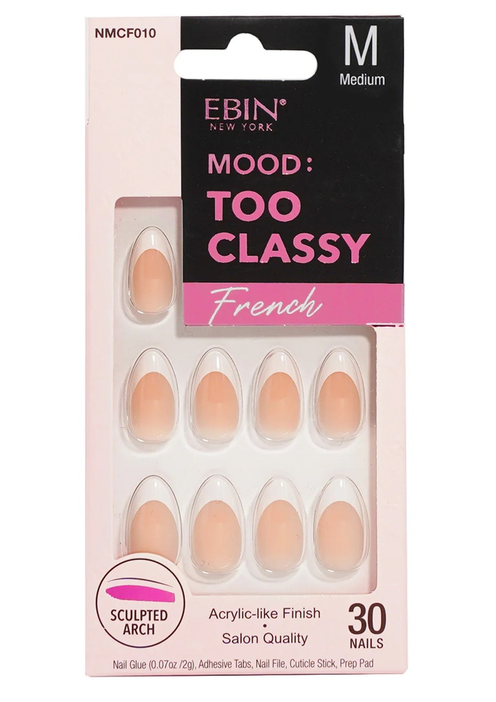 Ebin Nail Mood: Too Classy French - 010 #NMCF010 (M)