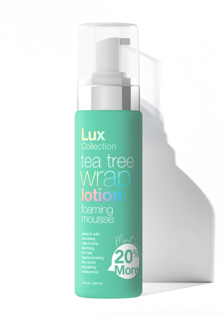 [TOD12886] Lux Collection Tea Tree Wrap Lotion Foaming Mousse (9.6 oz) #127