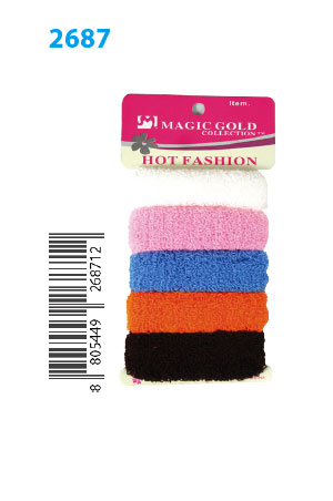 MGC Hot Fashion Donut Ponytail Holder #2687 -dz