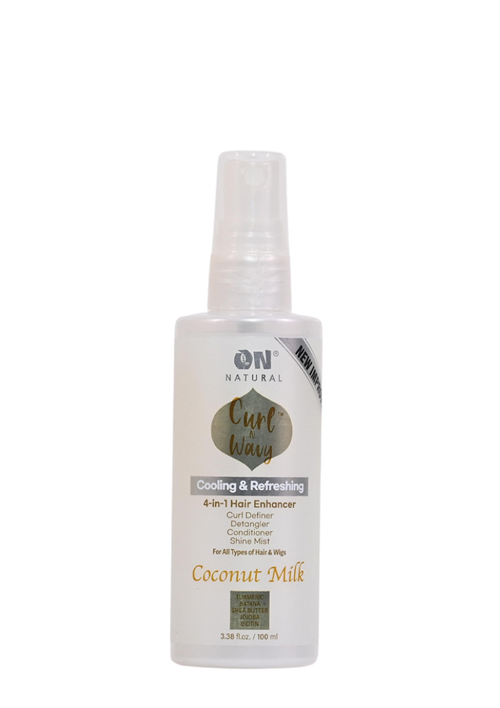 Next Image ON Curl-n-Wavy 4-In-1 Hair Enhancer -Coconut Milk (3.38 oz) #64B