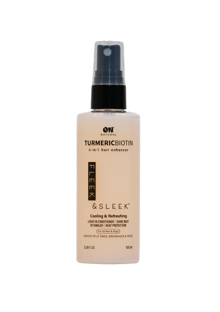 Next Image ON Natural Fleek & Sleek 4-in-1 Hair Enhancer -TurmericBiotin (3.38 oz) #131