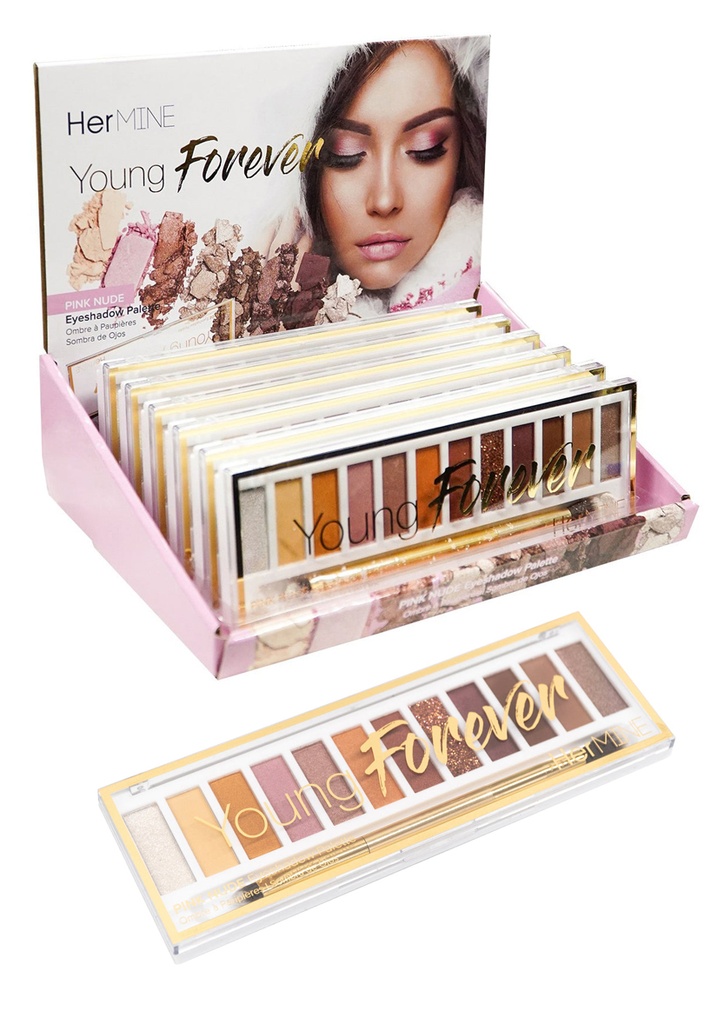 HERMINE Young Frever Eyeshadow Palette #HME002 (6 pcs/box) #14