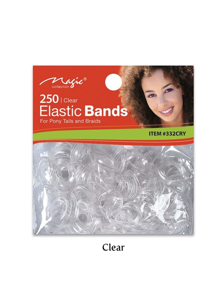 Magic Elastic Rubber Bands [250/pk] Clear #332CRY -dz
