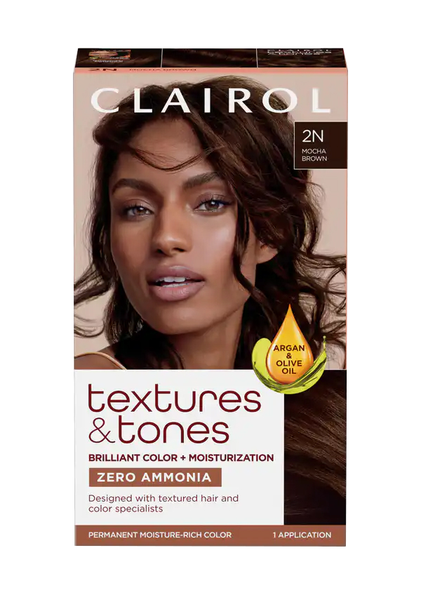 Clairol Textures & Tones #2N Mocha Brown(=Dark Browbn)
