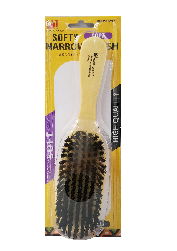 [MG90297] Magic Gold 100% Pure Bristle Softy Narrow Brush #MG90297 -pc
