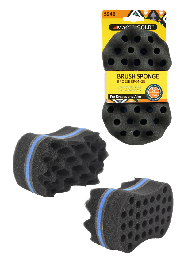 [MG659466] Magic Gold Brush Sponge #5946 (Small Double side) #7 -pc