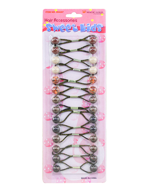 [MG91611C] Magic Gold Bubble Round #904497 Brown Mix(S) -pc