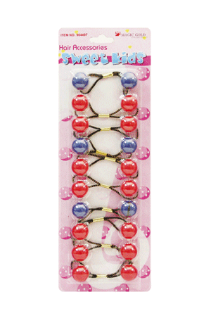 [MG92855] Magic Gold Bubble Round #R23 #2855 Red/White(L) -pc