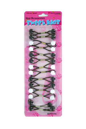 [MG28233] Magic Gold Bubble Round #XS23 Black/White(S) -pc