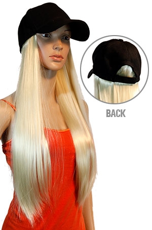 [MG98891] Magic Gold Cap With Hair #HHJ98891 BLACK/613 -pc