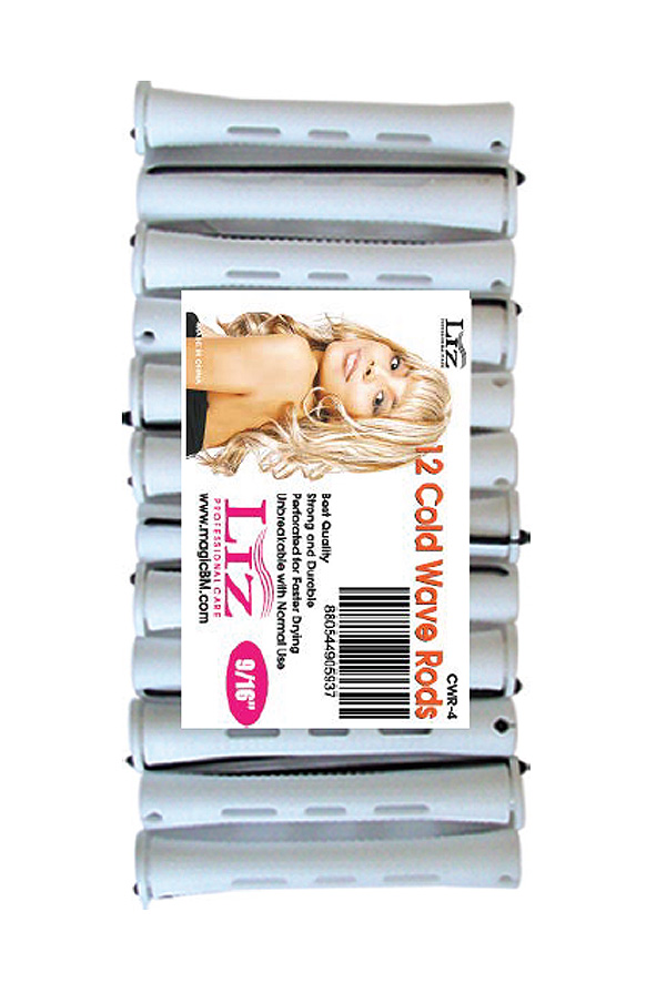 [MG90593] Magic Gold Cold Wave Rods [Long 9/16" White] #CWR-4 -dz
