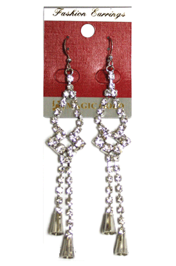 Magic Gold Fashion Rhinestone Earring #280078 -pc