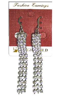 Magic Gold Fashion Rhinestone Earring #280257 -pc