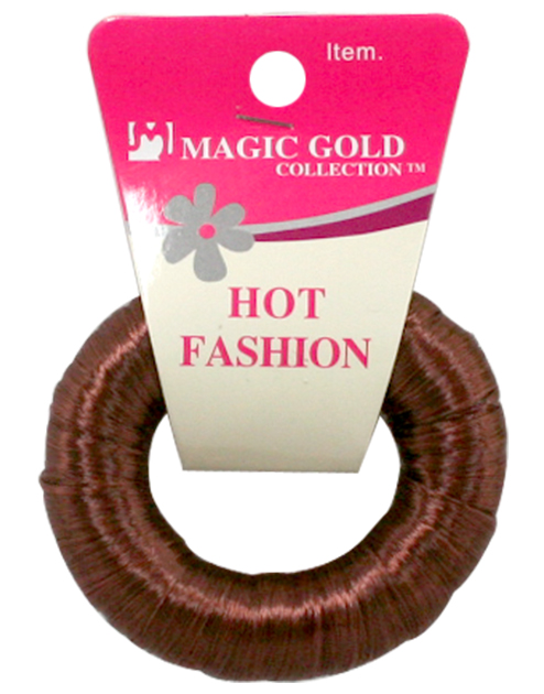 Magic Gold Hair Ring #2437 (Brown) -dz