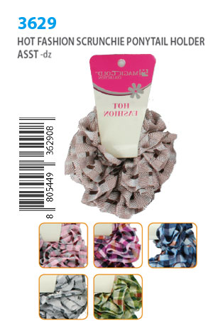 [MG36290] Magic Gold Hot Fashion Scrunchie Ponytail Holder #3629 -dz