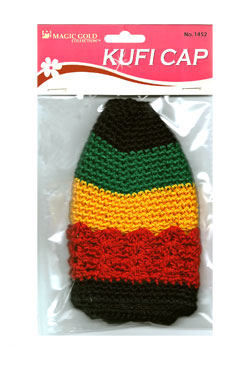 Magic Gold Kufi Cap #1452 Mix -pc