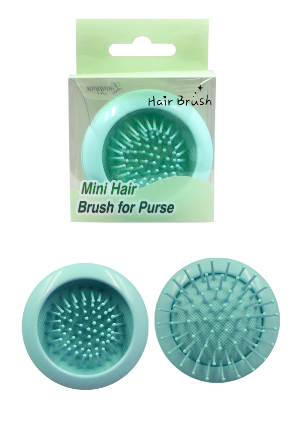 [MG03982] Magic Gold Mini Hair Brush for Purse #SD9032 -pc