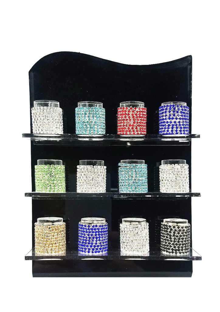 Magic Gold Rhinestone Toe Ring #4581 (Large/120 pcs) -Set