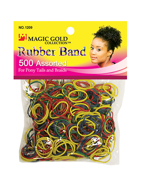 Magic Gold Rubber Band (500 pcs) #1209Asst -dz