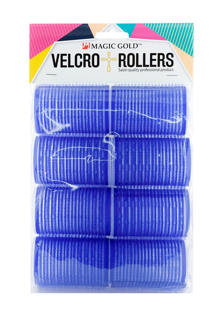 [MG90229] Magic Gold Velcro Rollers #MGC-VTR-03 (Blue/40mm/8pc) -pk