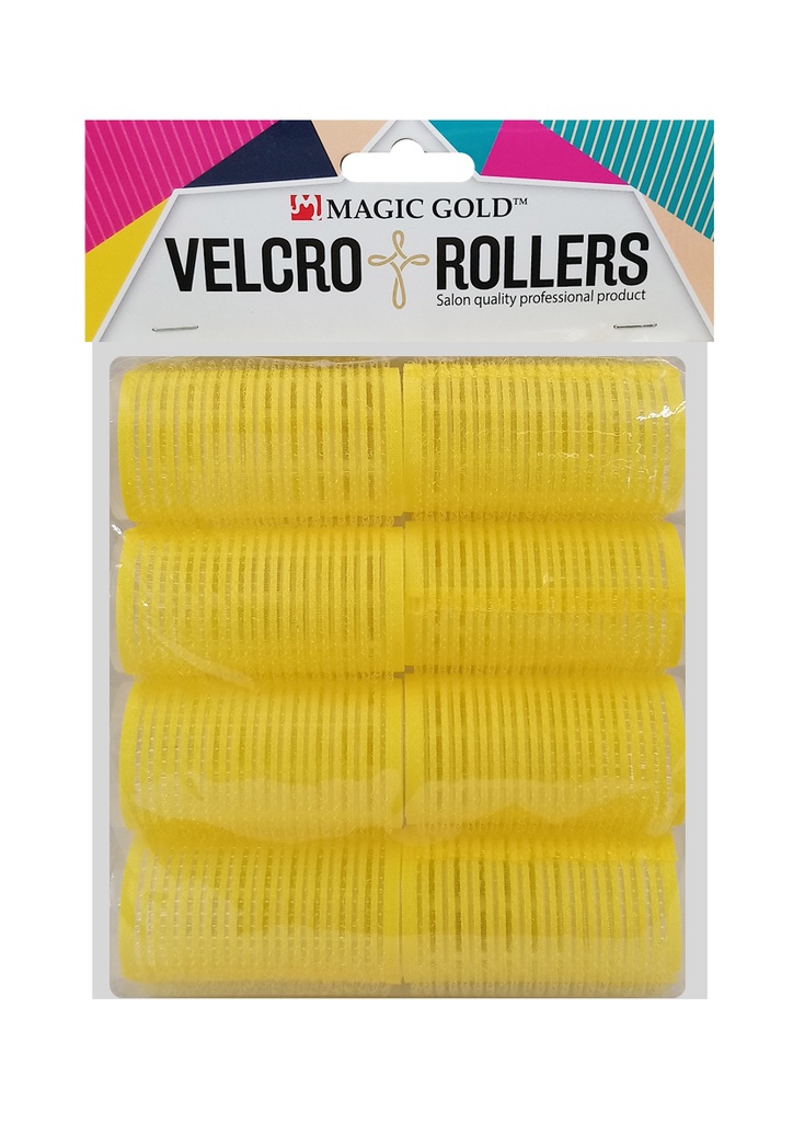 [MG90231] Magic Gold Velcro Rollers #MGC-VTR-05 (Yellow/32mm/8pc) -pk