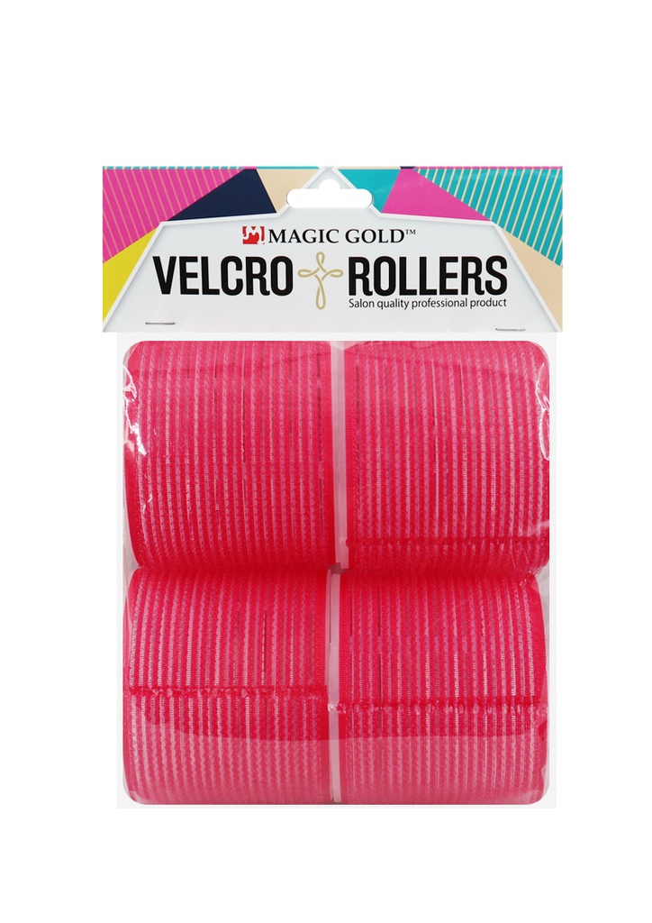 [MG90720] Magic Gold Velcro Rollers #MGC-VTR-18 (Red/70mm/4pc) -pk