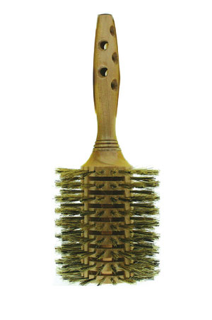 [MG91486] Magic Gold Wooden Dryer Roller Brush #BR-W69422C -pc