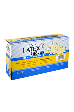 Magic Natural Latex Gloves [Large](100pc) #LGL-box