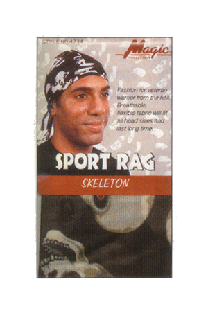 Magic Skeleton Sport Rag #4734 -dz