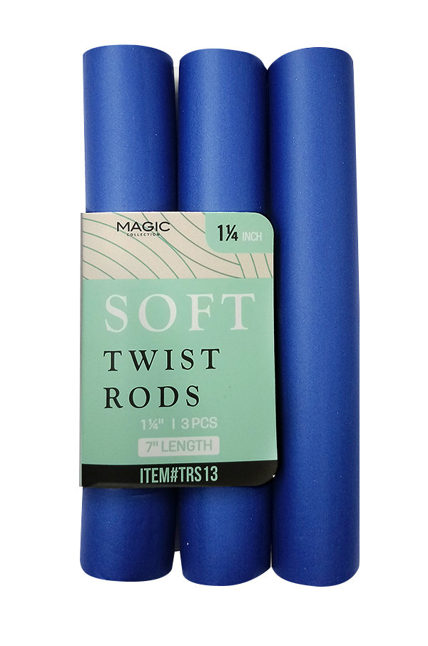 [MC24740] Magic Soft Twist Rods 1-1/4" Navy #TRS13 - pc