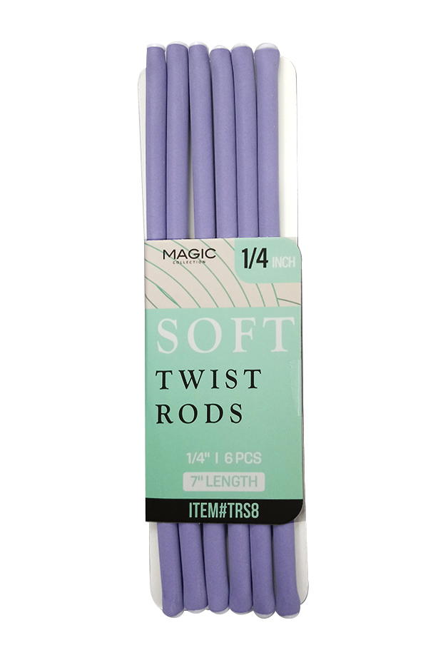 [MC24730] Magic Soft Twist Rods 1/4" Purple #TRS8 - pc