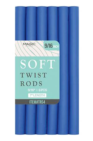 [MC24734] Magic Soft Twist Rods 9/16" Blue #TRS4 - pc