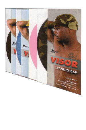 [MC04793] Magic Spandex Visor Cap #4793 -dz