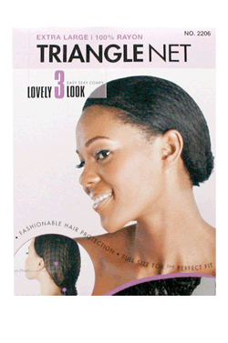 [MC22206] Magic Triangle Net 100% Rayon XL #2206 BLA-dz