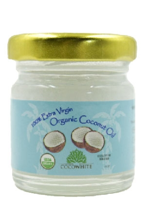 Coco White 100% Organic Coconut Oil(24x1oz)#1