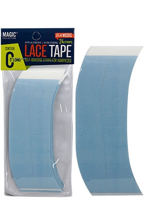 [MC19455] Magic lace Front Support Tape#TAPE-LONG 5"(24strip)-Each