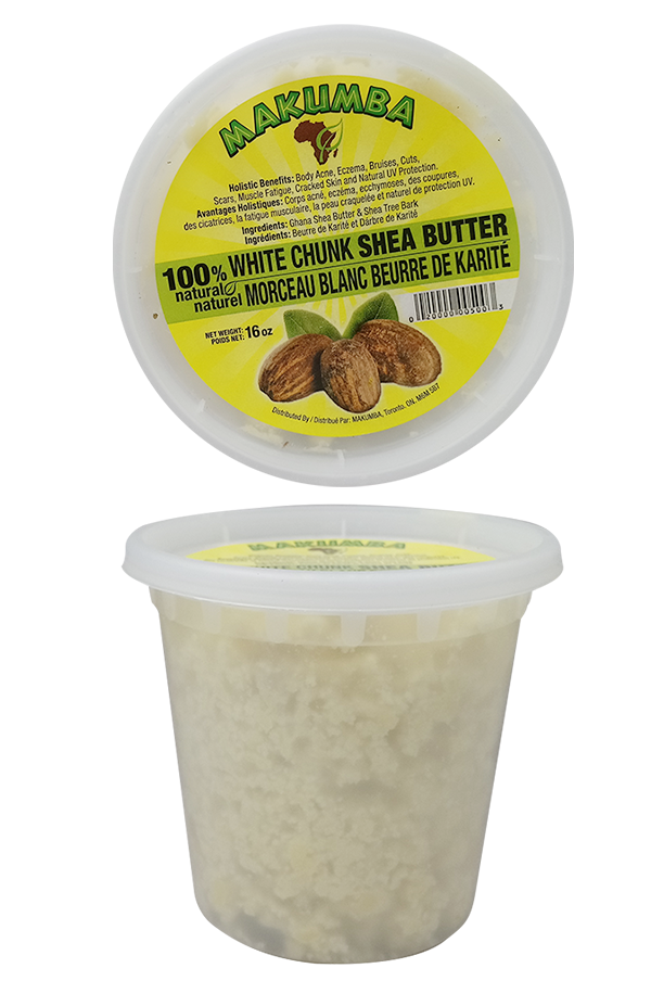 [MKU00500] Makumba 100% Shea Butter White Chunk (16 oz) #7