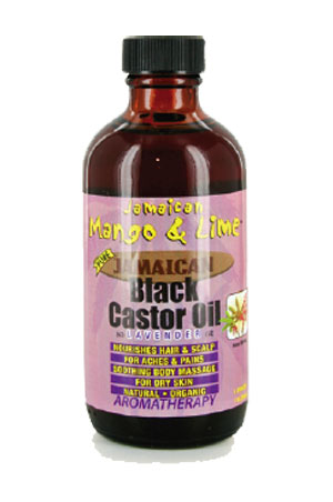 [MNL02257] Mango & Lime Black Castor Oil -Lavender (4 oz) #55