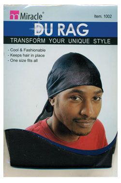 Miracle Durag #1002 Black-dz