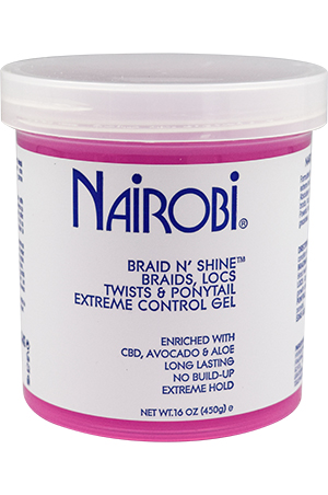 [NAR05124] Nairobi  Braid n' Shine Gel(16oz)#54