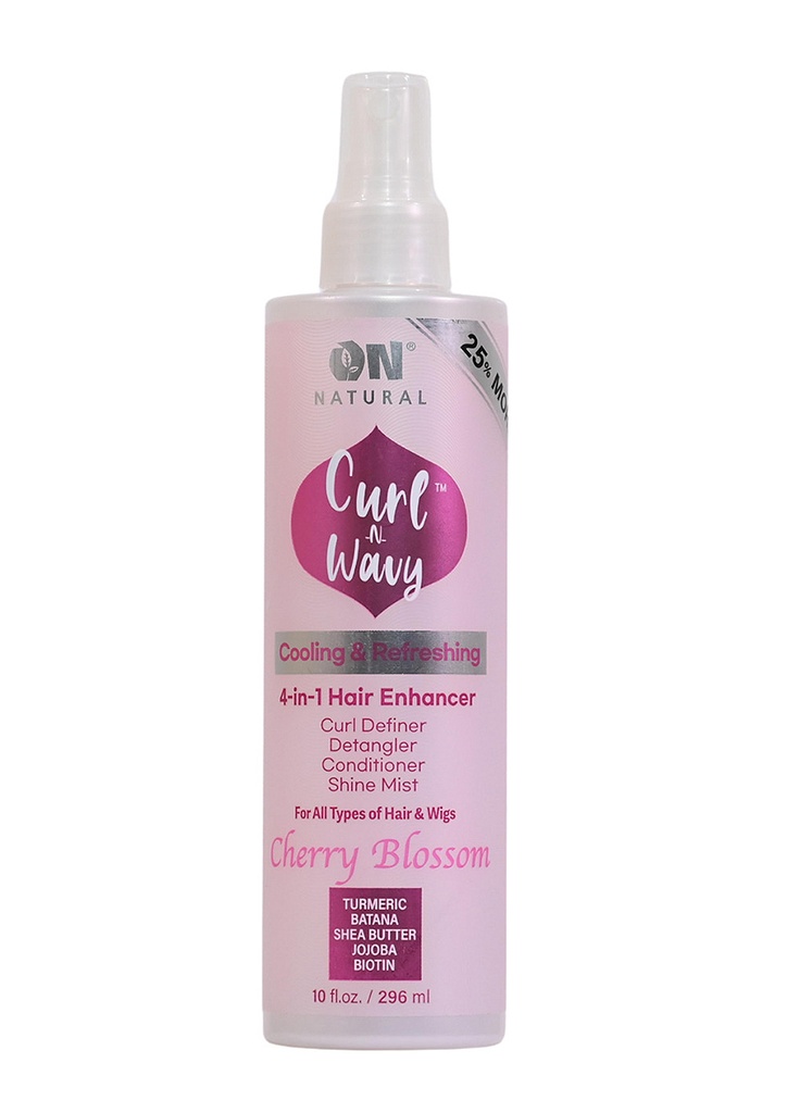 Next Image ON Curl-n-Wavy 4-In-1 Hair Enhancer -Cherry Blossom (10 oz) #25B