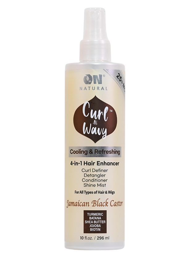 [NXI80041] Next Image ON Curl-n-Wavy 4-In-1 Hair Enhancer -Jamaican Black Castor (10 oz) #61B