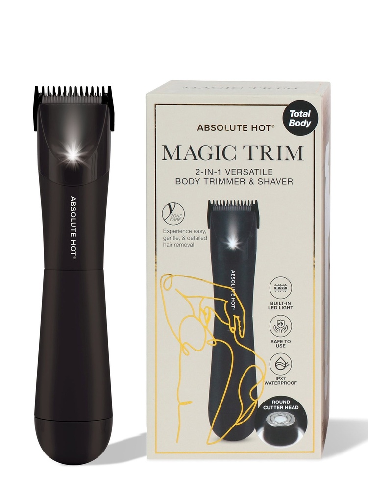[NK01166] Nicka K Magic Trim 2-IN-1 Trimmer&Shaver Black #HTMT01